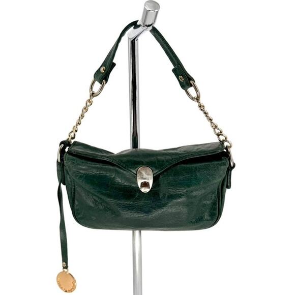 Laura Di Maggio Milano Leather Green Handbag - Picture 1 of 10